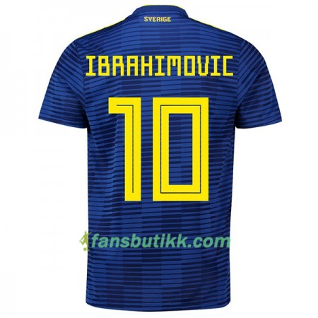 Fotball-VM 2018 Sverige drakt Ibrahimovic 10 Bortetrøye